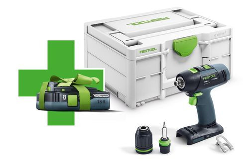 WBV24 - Festool Akku-Bohrschrauber T18+3 Basic-4,0 577051