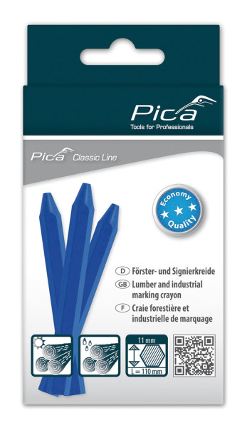 WBV24 - Pica Signierkreide ECO, 11x110mm, 12 St. blau 591/41