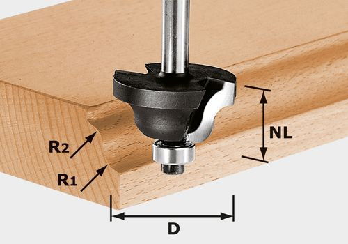 WBV24-Festool Doppelradienfräser HW S8 D31,7/R4/R4 491029