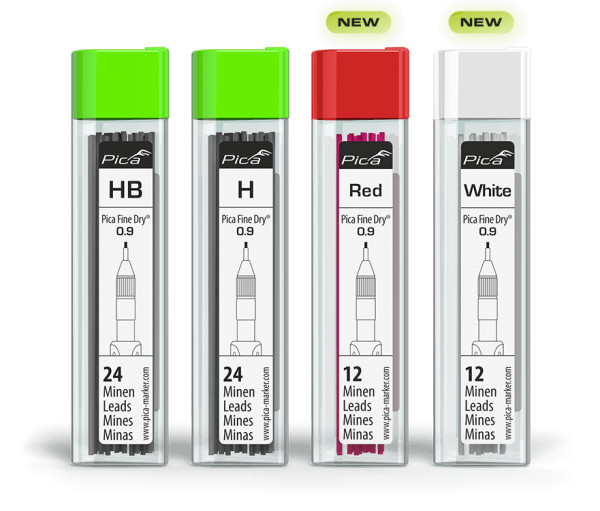 WBV24-Pica FINE DRY Ersatzminen Weiß 7032